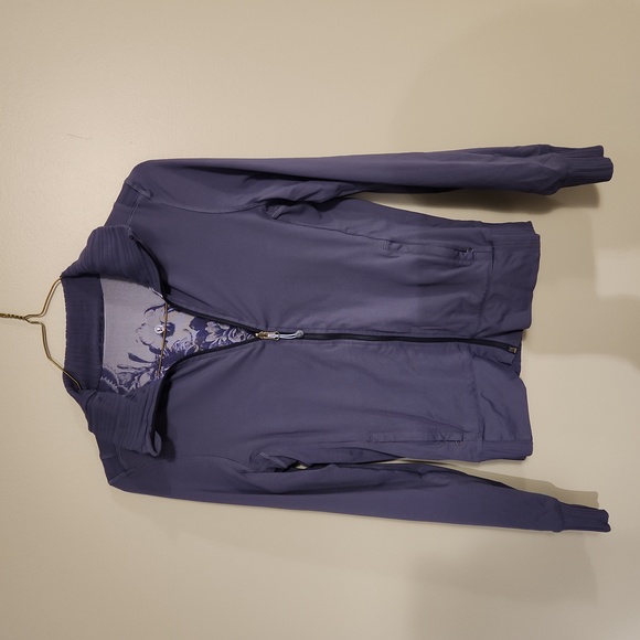 Lululemon reversible jacket purple floral size L - Picture 4 of 5